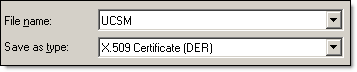 Export UCS Manager certificate