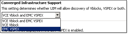 UIM-P Converged Infrastructure Support