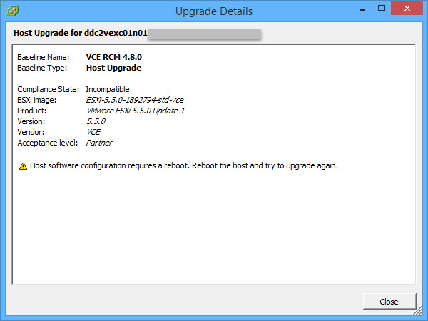 Update VMware ESXi hosts VUM - 10