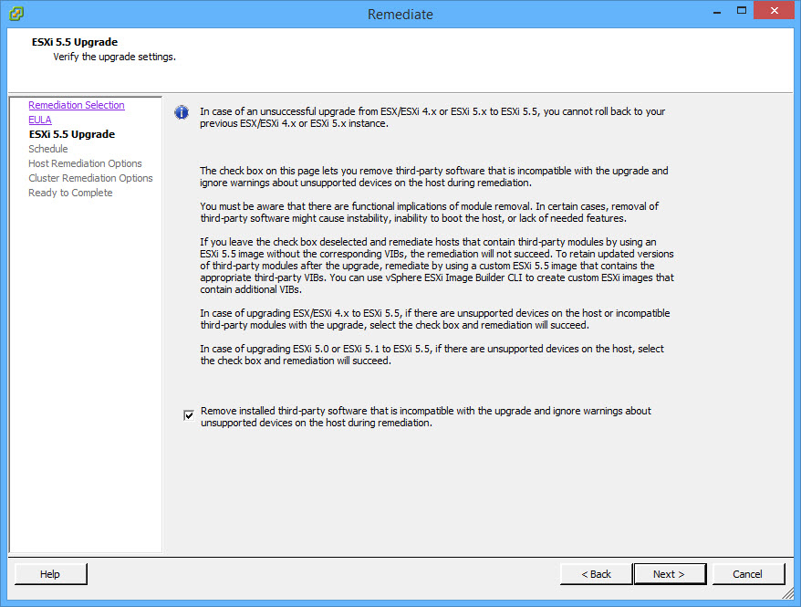 Update VMware ESXi hosts VUM - 13